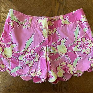 Lilly Pulitzer Shorts Pink Women's Size 0